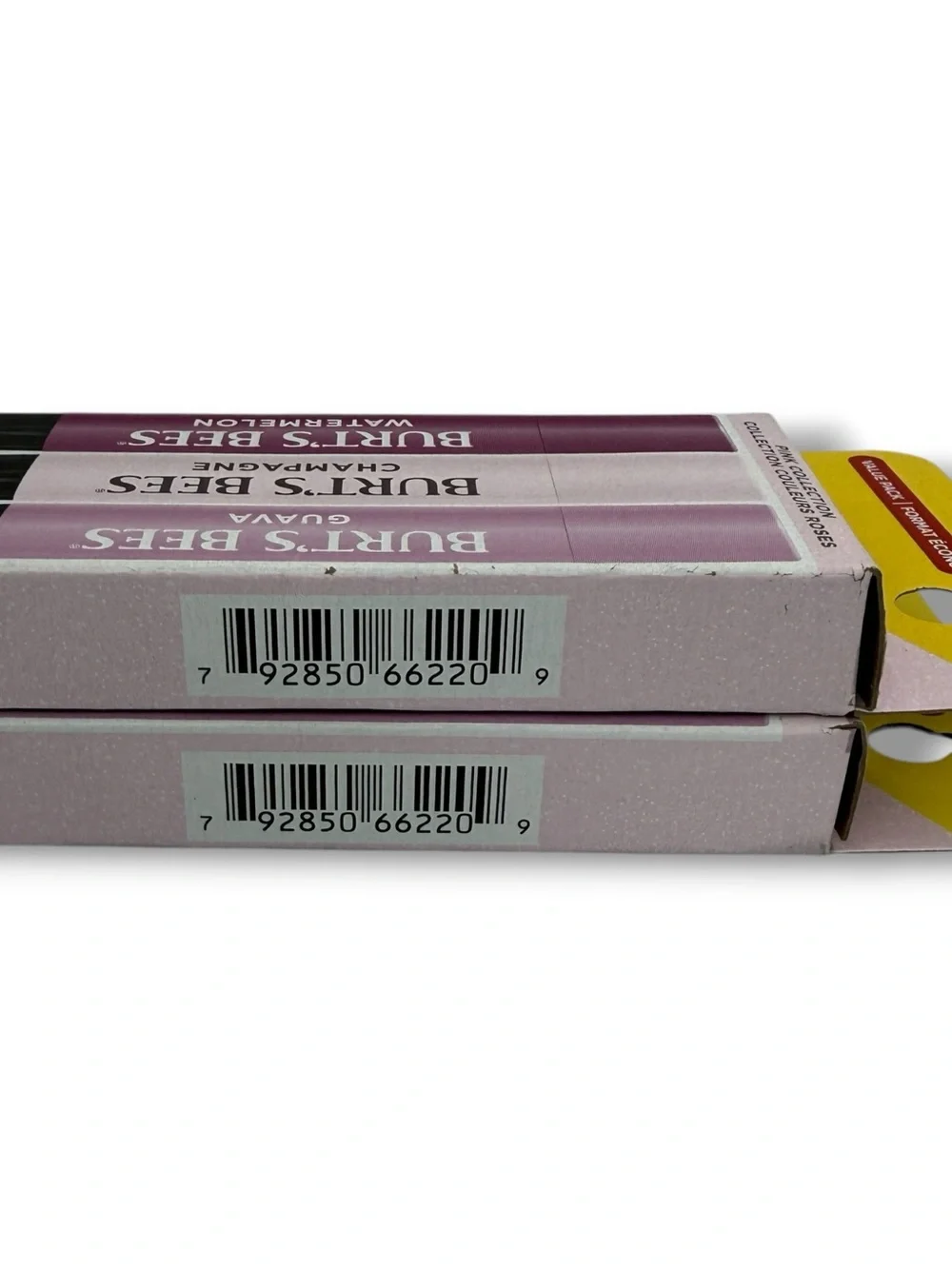 Burt’s Bees Lip Shimmer Pink Collection Tinted Balm 3-Pack Lot of 2 Hydrating